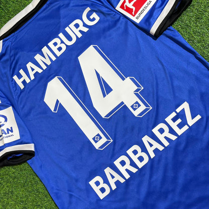 Sergej Barbarez #14 Hamburger SV Heim Retro Football Jersey