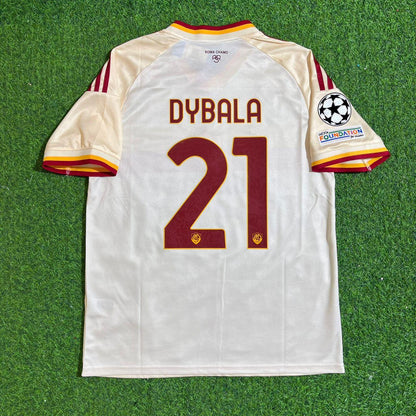 Paulo Dybala #21 Champions League Patch Football Jersey