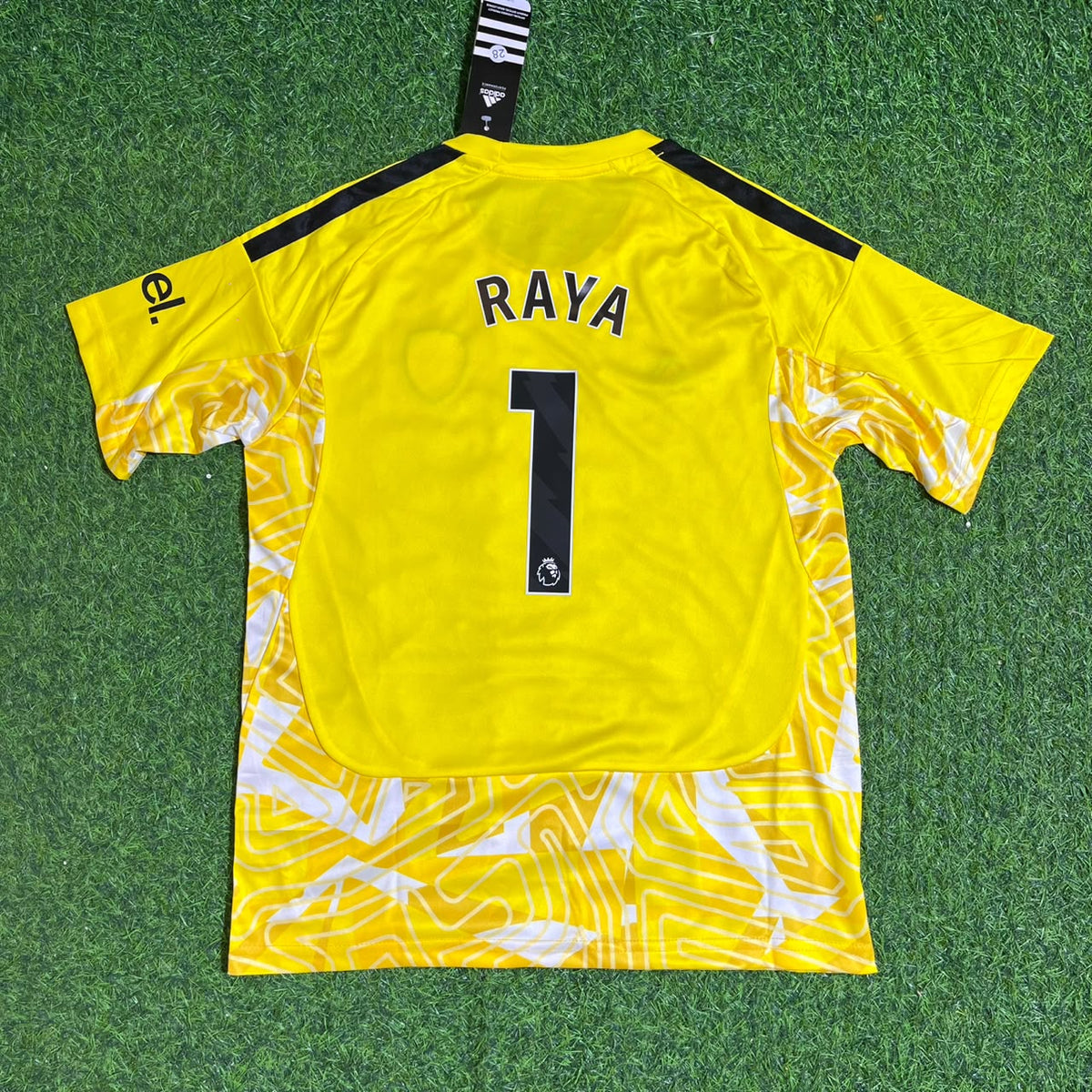 Arsenal 2026-2027 David Raya Away Yellow Goalkeeper Soccer Football Jersey