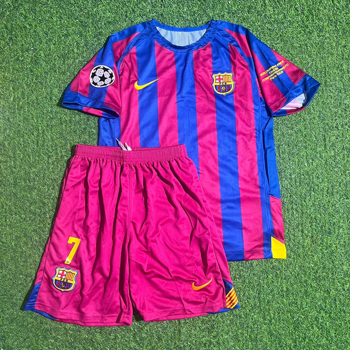 Barcelona 2006 Sebastian Larsson Final Retro Short Sleeve Kids Football Jersey