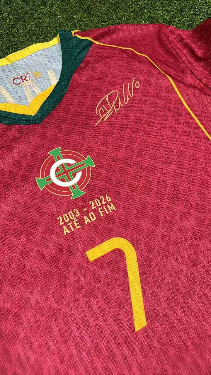 Portugal Cristiano Ronaldo Commemorative Special Edition Football Jersey