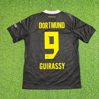 Serhou Guirassy Borussia Dortmund 2026-2027 New Season Away Black Football Jersey Trikot Maillot