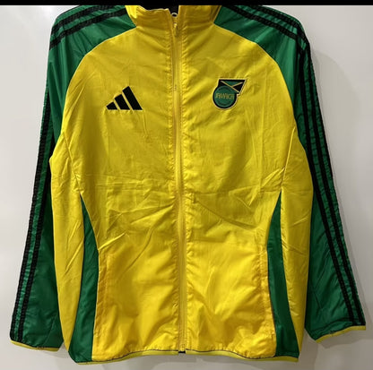 Jamaica Bob Marley Reversible Yellow Green Jacket Both Size Jacket