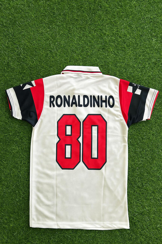 Milan Ronaldinho AC Retro Jersey Soccer Kit