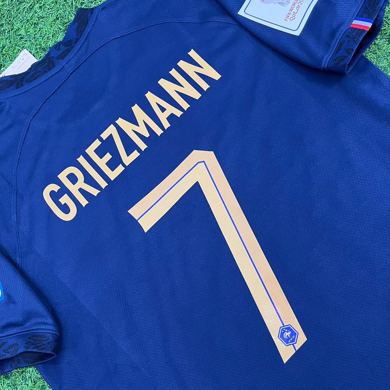 France World Cup 2022 Antoine Griezmann Final Retro Football Jersey