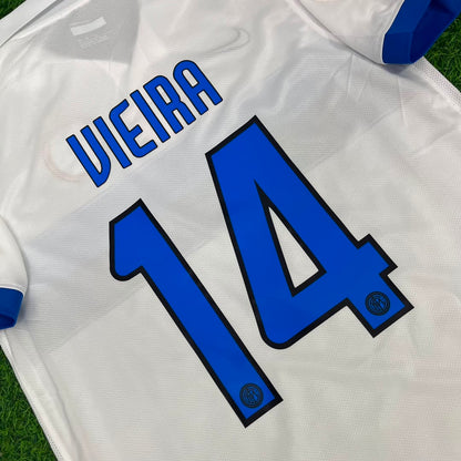 Patrick Vieira Inter 2009/2010 White Retro Football Jersey Kit