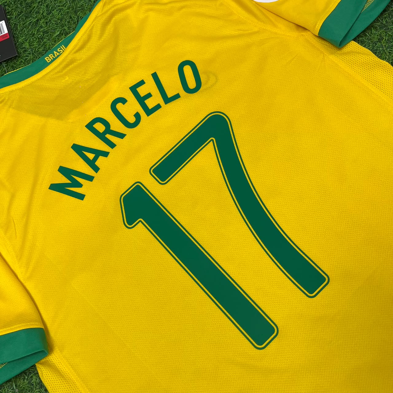Brazil World Cup 2006 Marcelo #17 Football Jersey