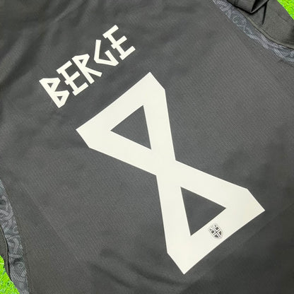 Norway World Cup 2026 Sander Berge #8 Black Away Football Jersey