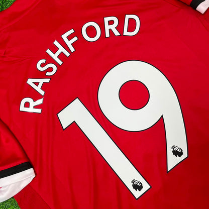 Marcus Rashford Manchester United 2017/2018 Football Jersey Kit