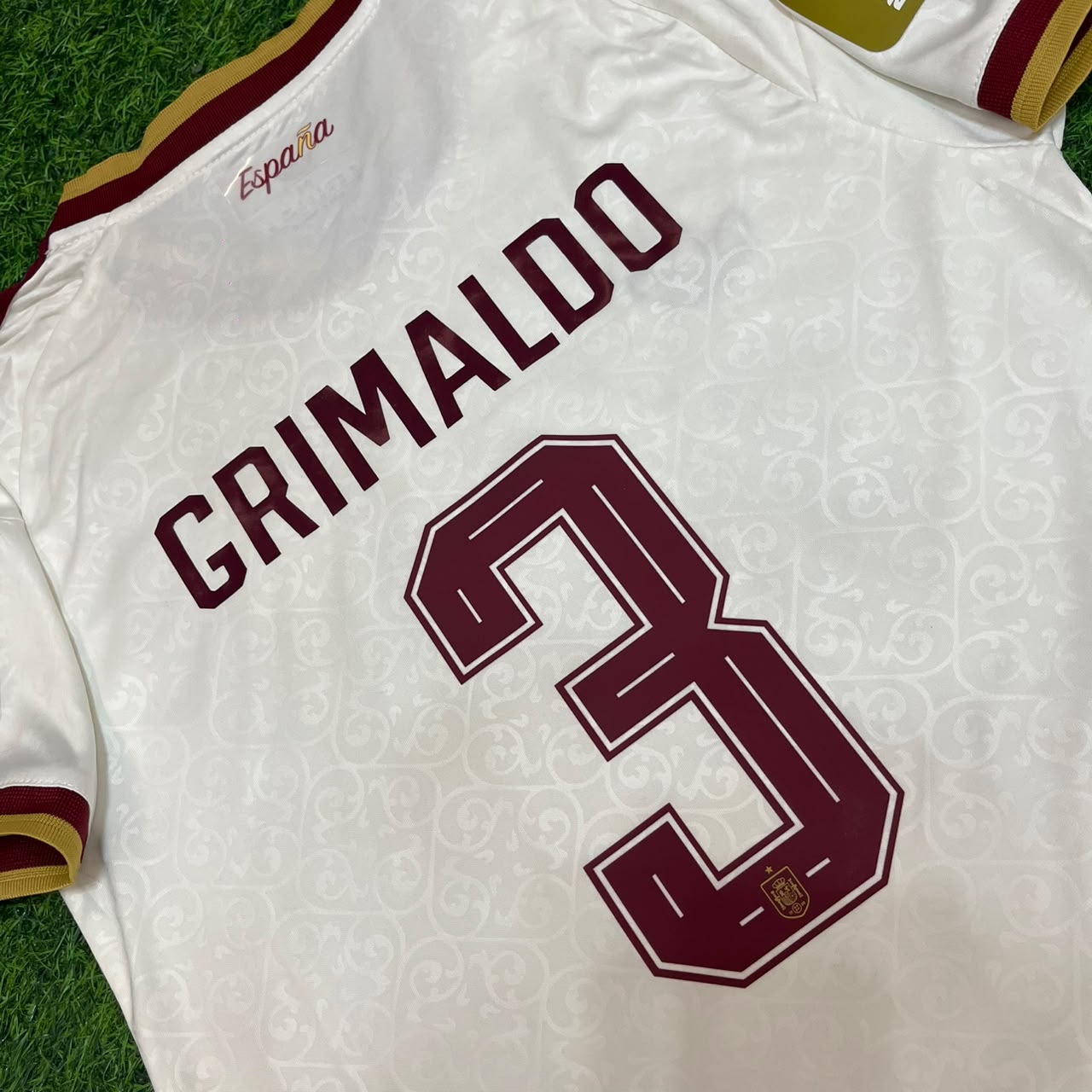 Spain World Cup 2026 Alejandro Grimaldo #3 Away Football Jersey