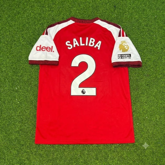 William Saliba Arsenal Home 2027 Football Jersey Kit Soccer