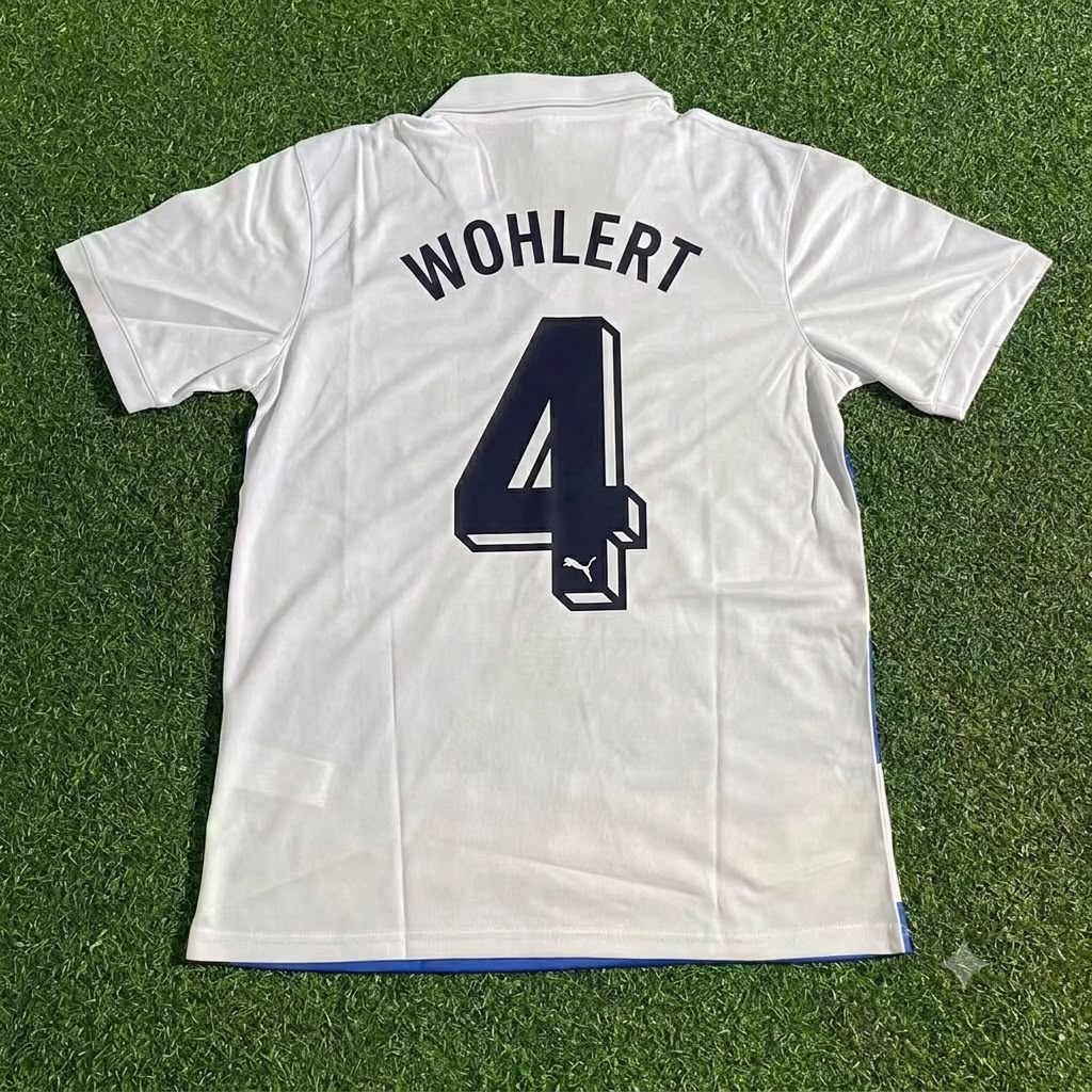 Torsten Wohlert MSV Duisburg Heim Retro Special Fussballtrikot Jersey