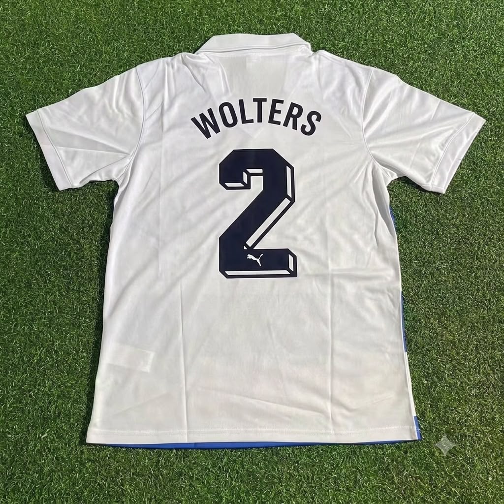 Carsten Wolters MSV Duisburg Heim Retro Special Fussballtrikot Jersey