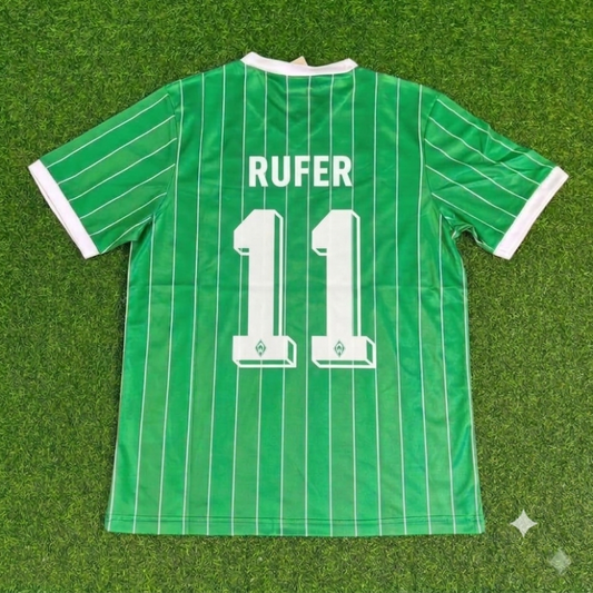 Wynton Rufer Werder Bremen Commemorative Heim Retro Fußballtrikot Jersey