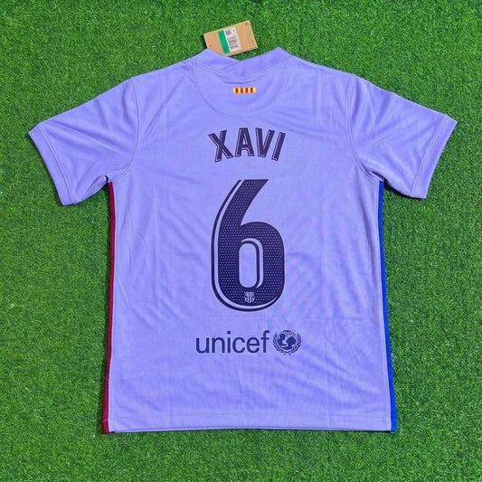 Xavi Hernandez #6 Barcelona 2021 22 Season Retro Football Jersey