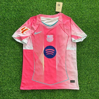 Pau Cubarsi Barcelona Home Pink 2026 Football Jersey