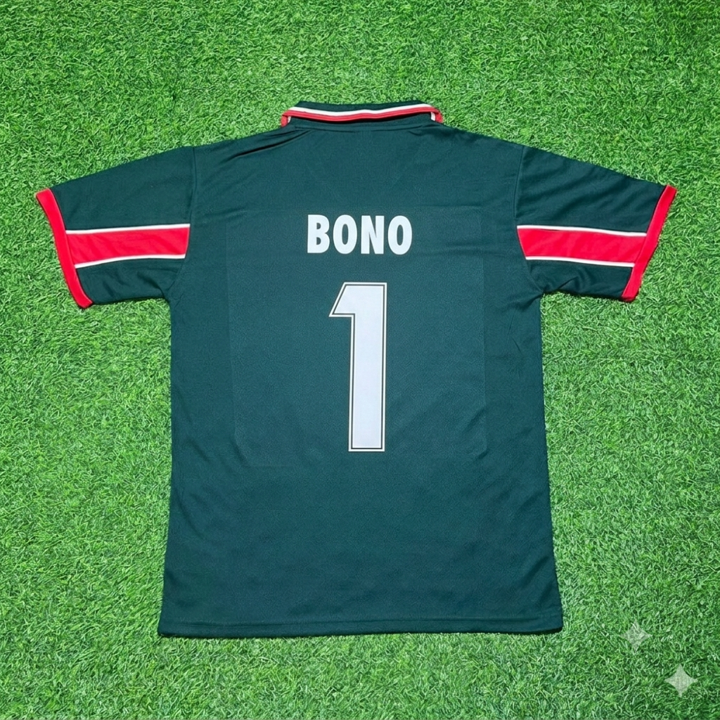 Yassine Bounou Morocco Goalkeeper Home Retro Football Jersey Kit