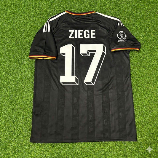 Germany World Cup 2002 Christian Ziege Black Special Retro Football Jersey