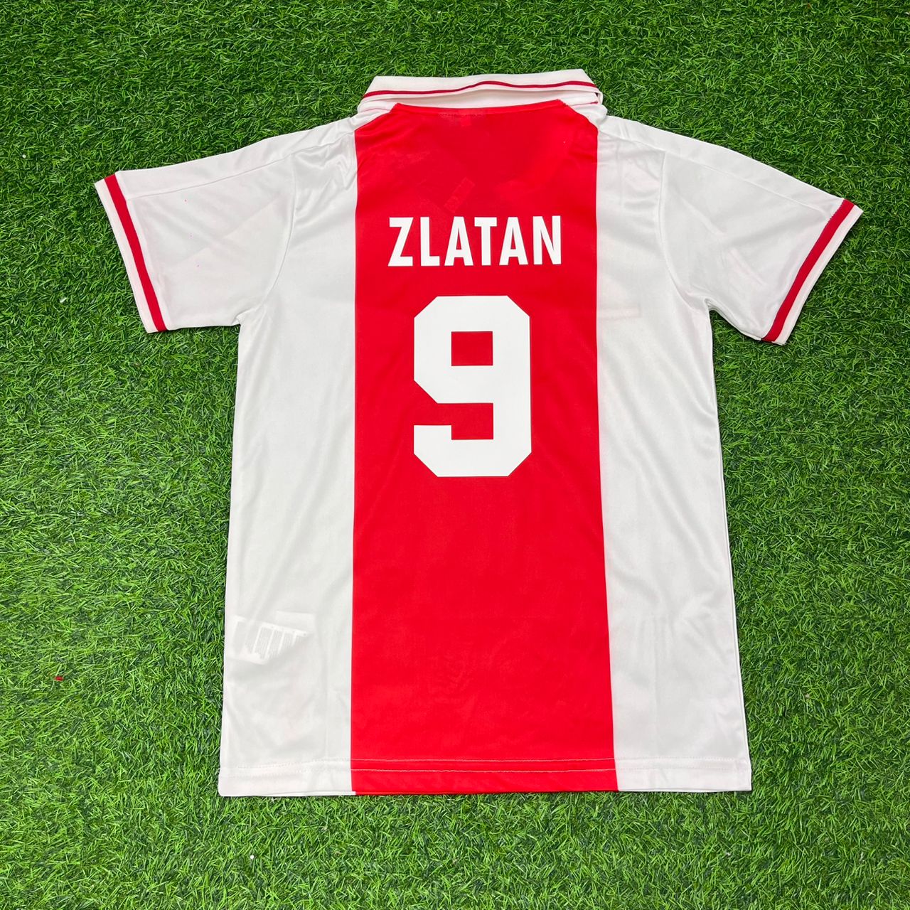 Zlatan Ibrahimović Ajax 2000s White Retro Football Jersey Kit