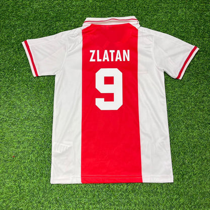 Zlatan Ibrahimović Ajax 2000s White Retro Football Jersey Kit