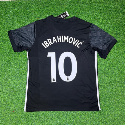Zlatan Ibrahimovic Manchester United 2017-2018 Black Retro Football Jersey Kit