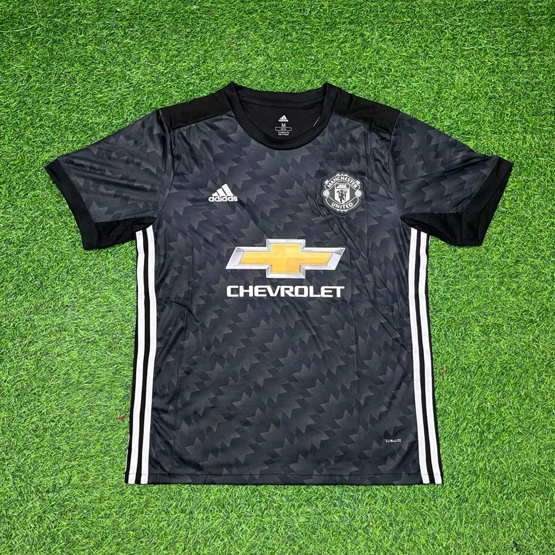 Zlatan Ibrahimovic Manchester United 2017-2018 Black Retro Football Jersey Kit