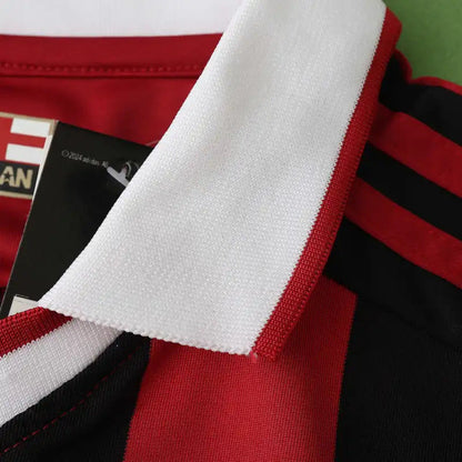 A.C.Milan 09/10 Season Long sleeved Retro Football Jersey Kit