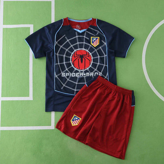 Club Atlético de Madrid 2004/05 Away Retro Kids Kit Jersey KinderTrikot Maillot Enfant