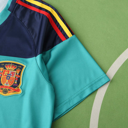 Spain World Cup 2010 Iker Casillas Final Retro Goalkeeper Football Jersey Soccer
