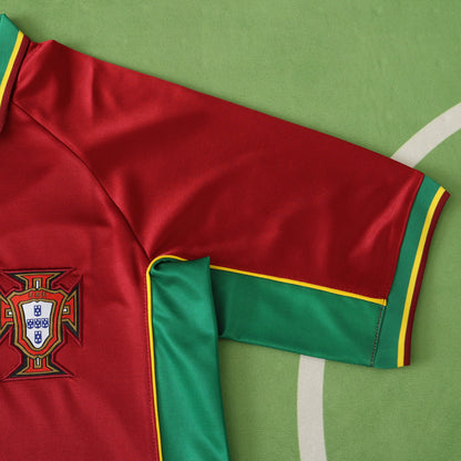 98 Season Portugal Home Football Jersey