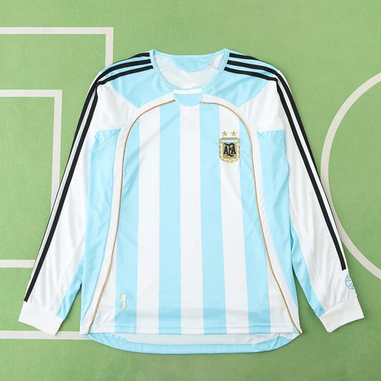 Season Argentina 2006 Home Retro Jersey Trikot Soccer Kit