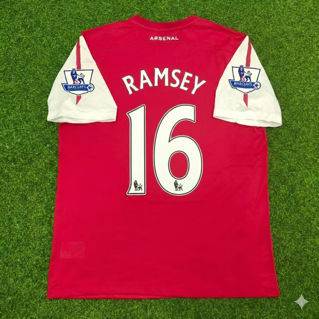 Aaron Ramsey Arsenal 2010-2011 Retro Football Jersey Kit