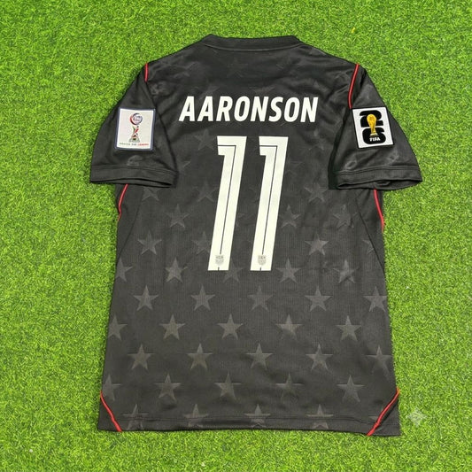 USA USMNT World Cup 2026 Brenden Aaronson Black Football Jersey