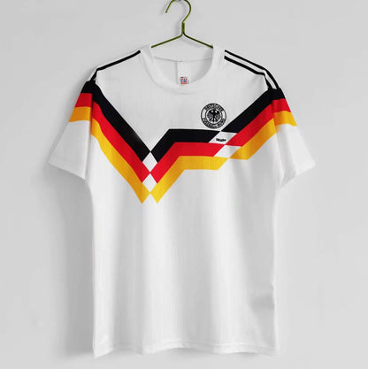 Saison 1990 Deutschland aweiß Germany 90 Retro Football Jersey Kit