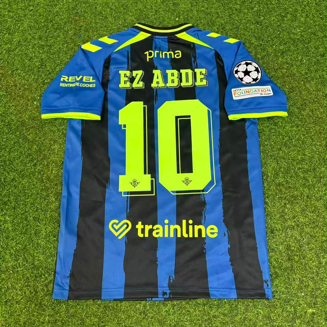 Real Betis 2027 Abde Ezzalzouli #10 Third Champions League Patch Football Jersey