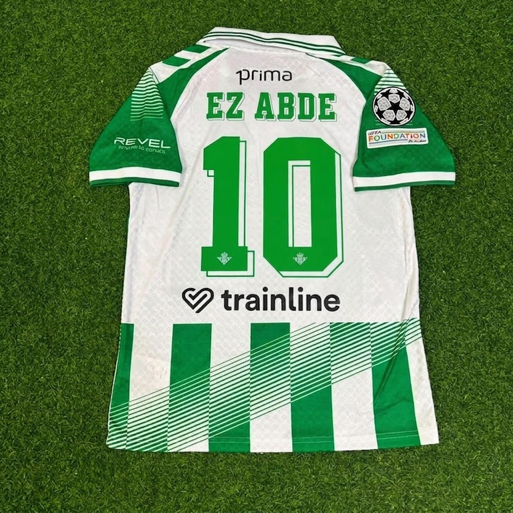 Real Betis 2027 Abde Ezzalzouli #10 Home Green White Football Jersey