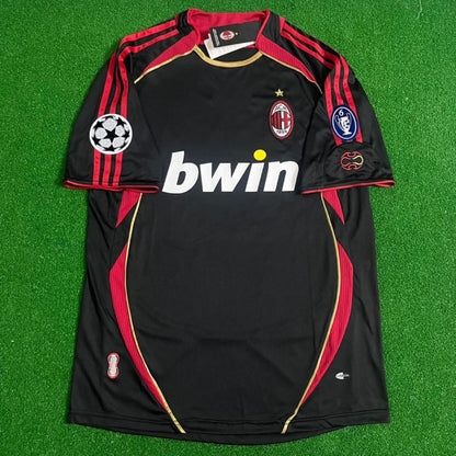 AC Milan 2006/2007 Black Retro Football Jersey