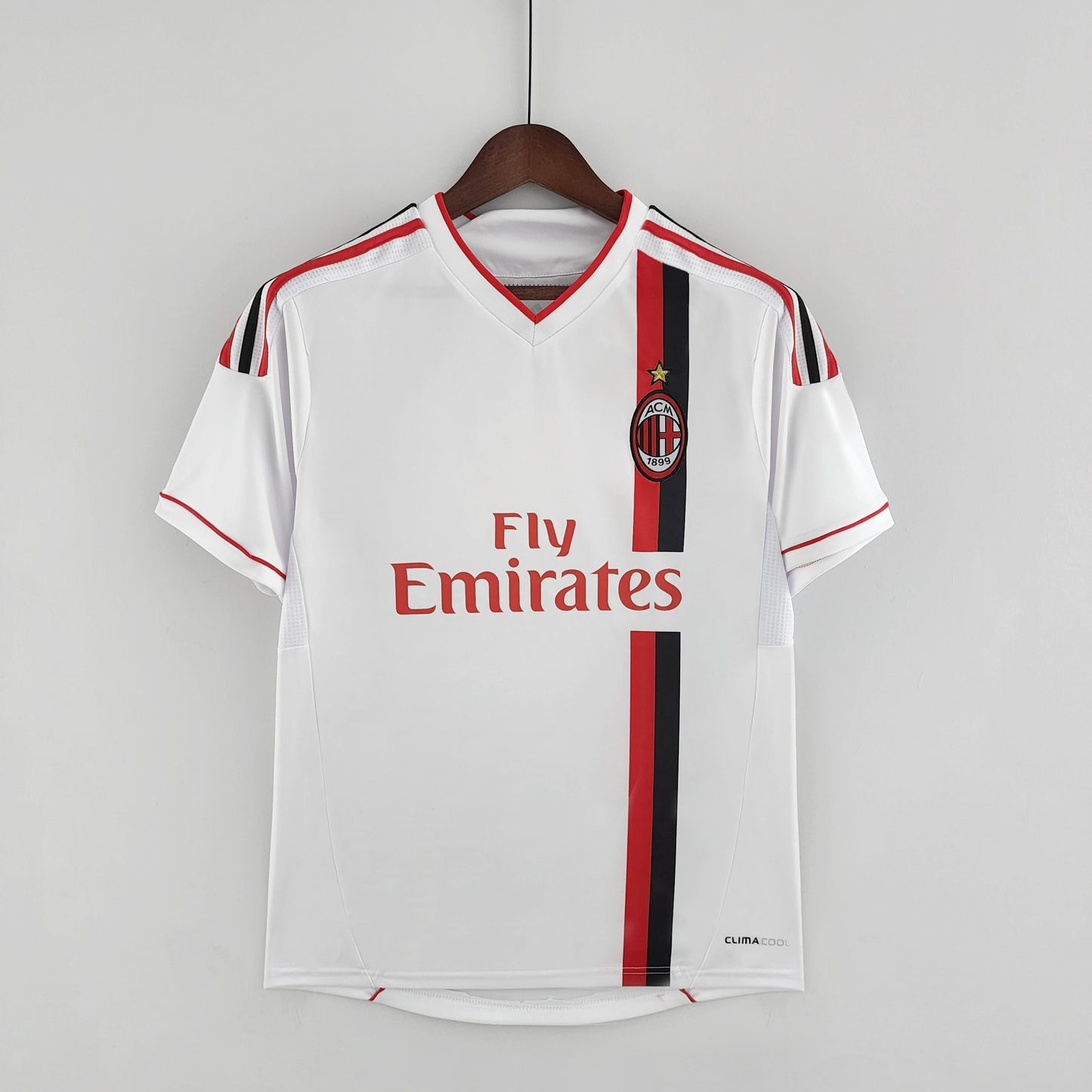AC Milan 2011/2012 White Away Retro Football Jersey