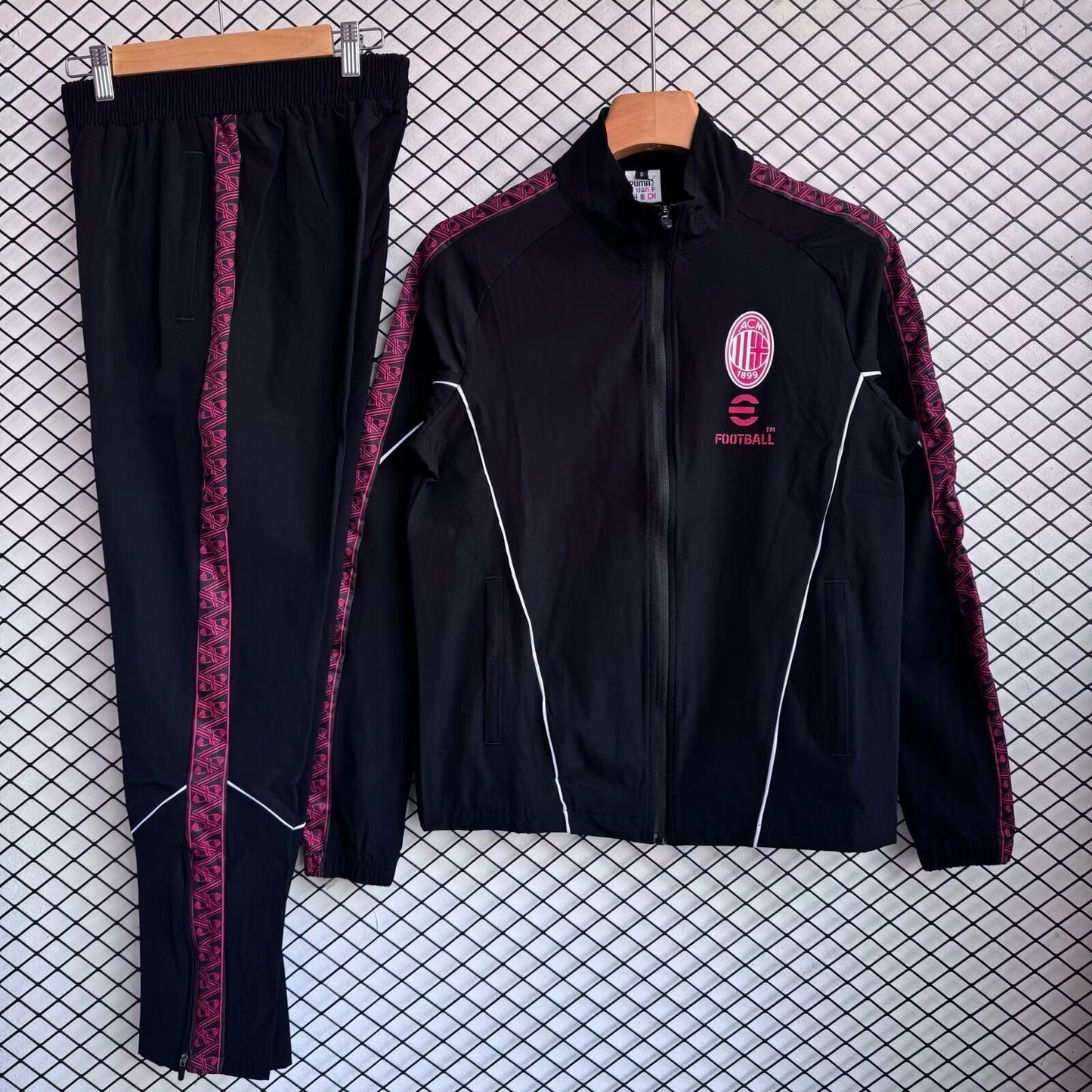 Ac Milan 2025/2026 Tracksuit Windbreaker Jacket Pants Paradise Edition