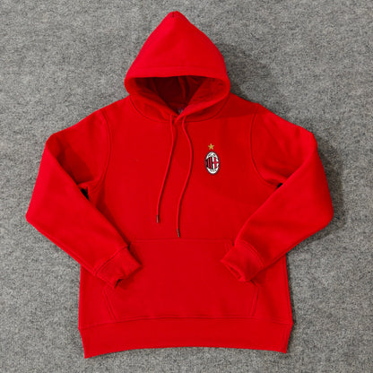 Ac Milan - Hoodie Winter Fleece- Football Kapuzenpullover Paradise Edition