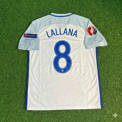 Adam Lallana #8 England Euro 2016 Home Retro Jersey