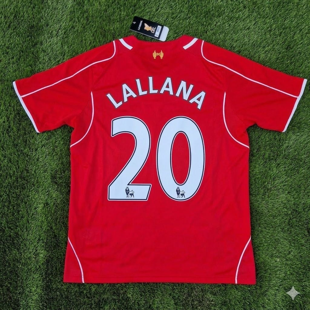 Adam Lallana 20- Liverpool 2014/15 Home Retro Football Jersey Kit