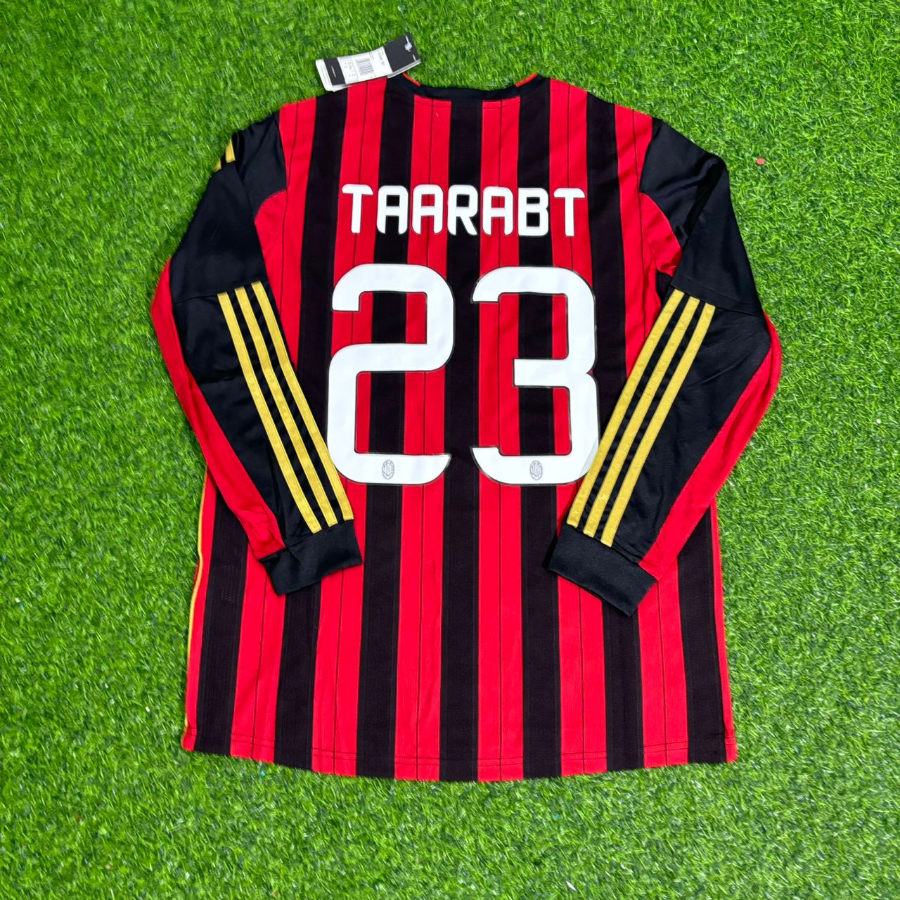 Adel Taarabt AC Milan 2013/14 Long Sleeve Home Retro Football Jersey Collection