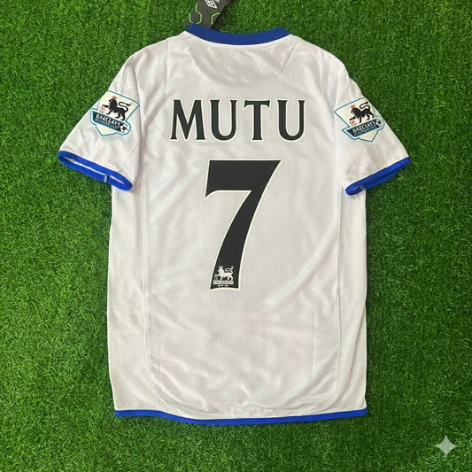 Adrian Mutu Chelsea Away 2004 Retro Football Jersey Kit