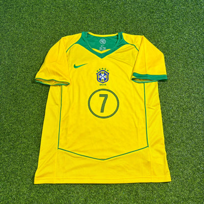 Adriano 7 Brazil 2004 2006 Retro Football Jersey Kit