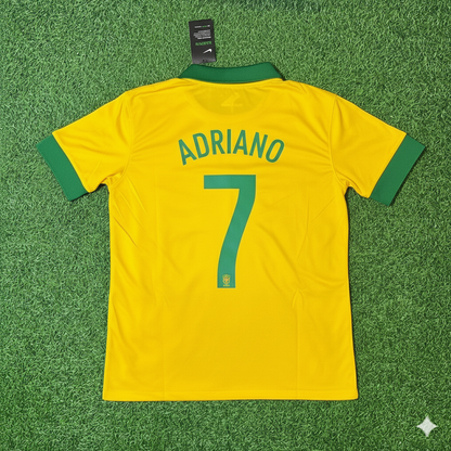 Adriano Brazil Retro Football Jersey Collection