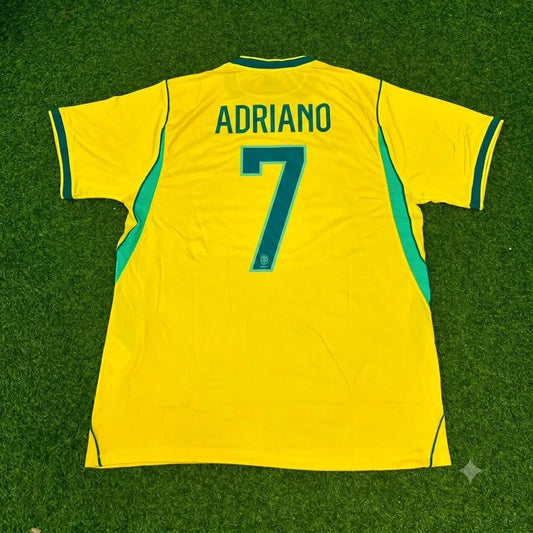 Adriano Brazil Commemorative Special Retro Football Jersey