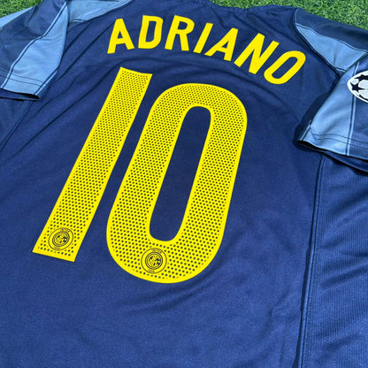 Adriano #10 Inter Milan 2004/05 Retro Football Jersey Kit