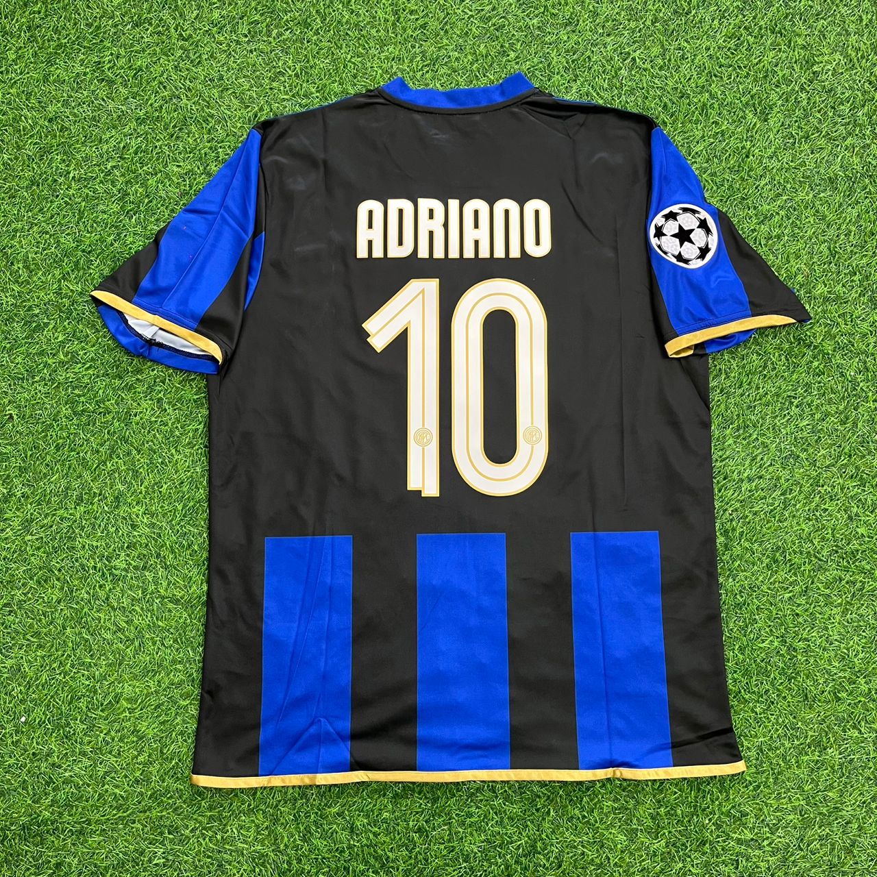 Adriano #10 Inter Milan 2008/09 Retro Football Jersey Kit