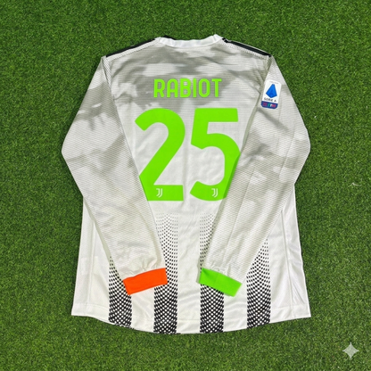 Adrien Rabiot #25 Juventus 2019-2020 Long Sleeve Retro Football Jersey Kit